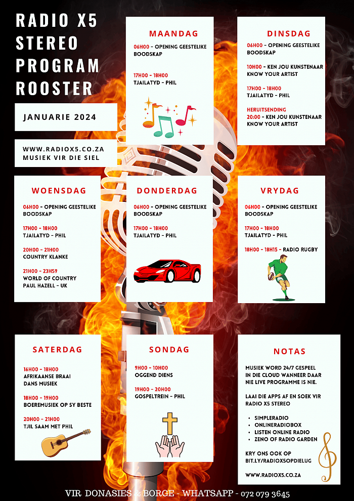 Program Skedule - Januarie 2024